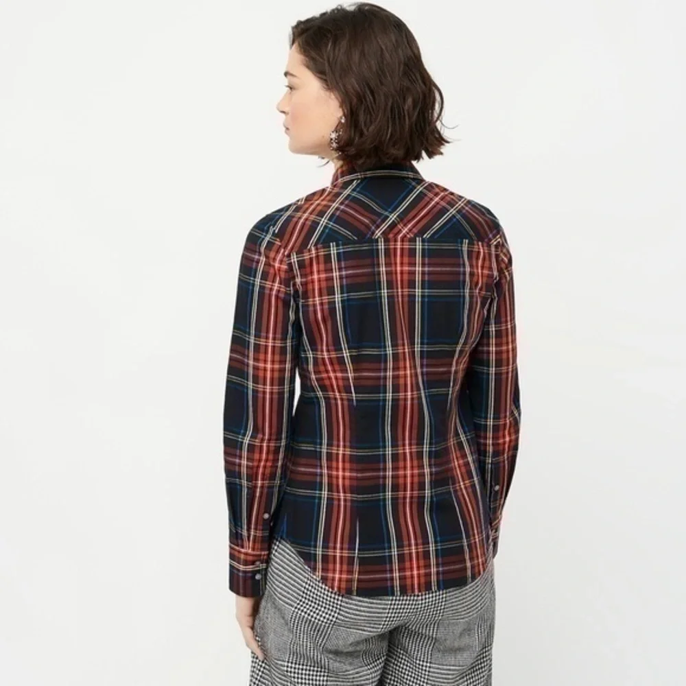 J. Crew– Stewart Tartan Perfect Slim Stretch Shirt